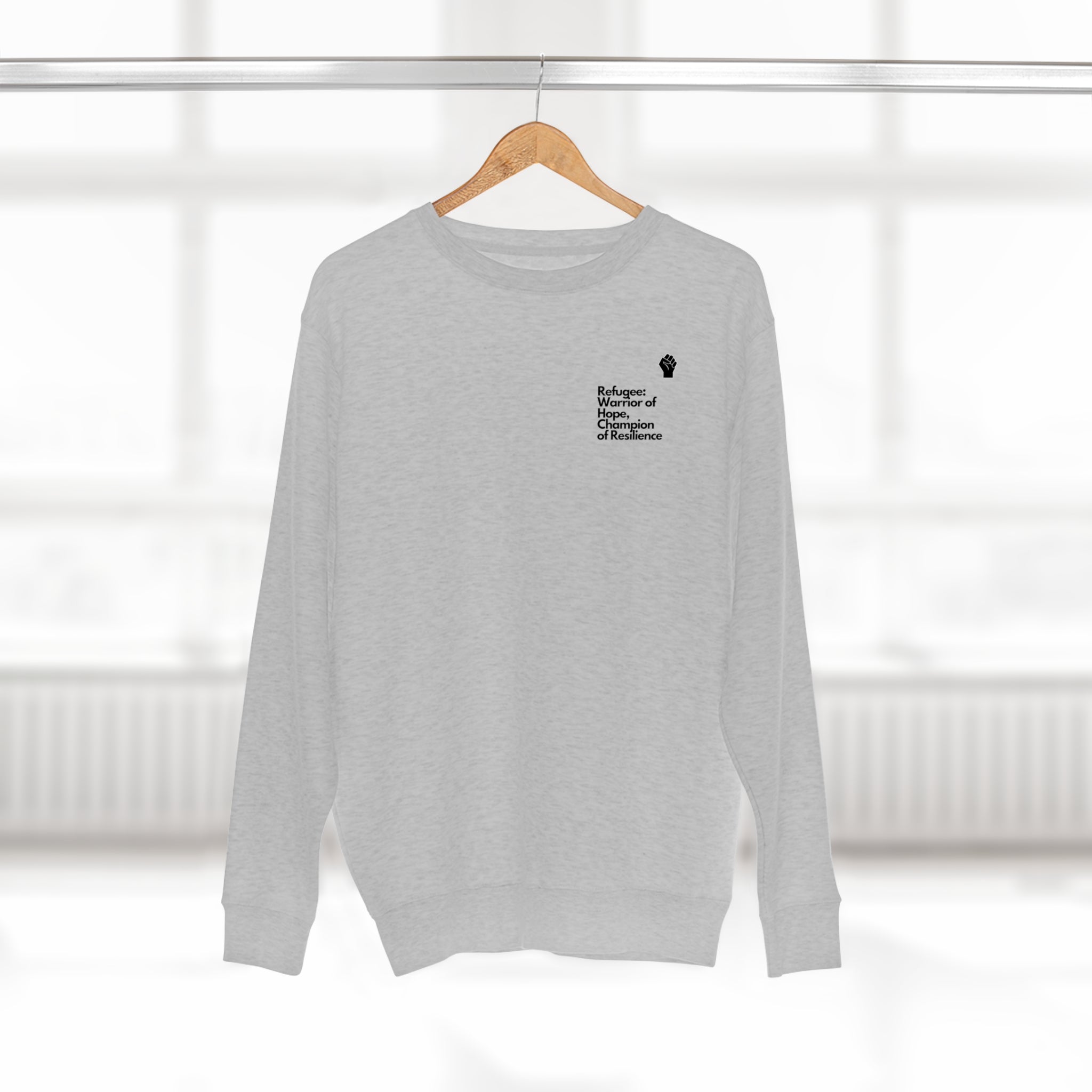 Unisex Premium Crewneck Sweatshirt-Refugee