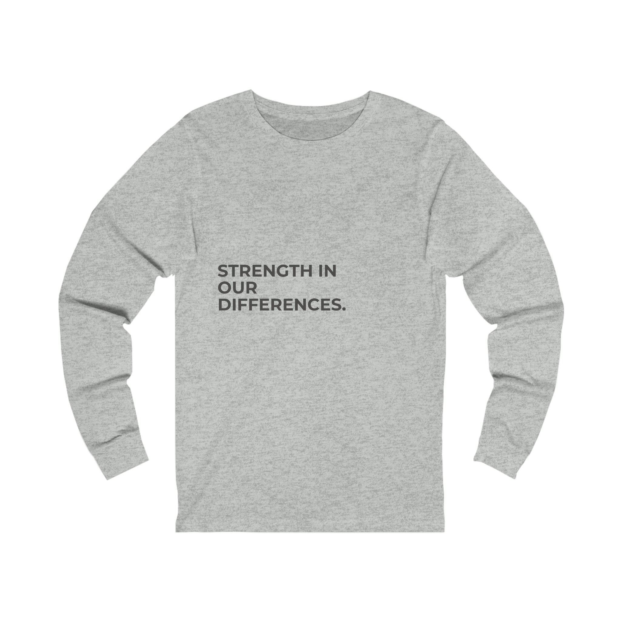 Unisex Jersey Long Sleeve Tee-Strength in Differences