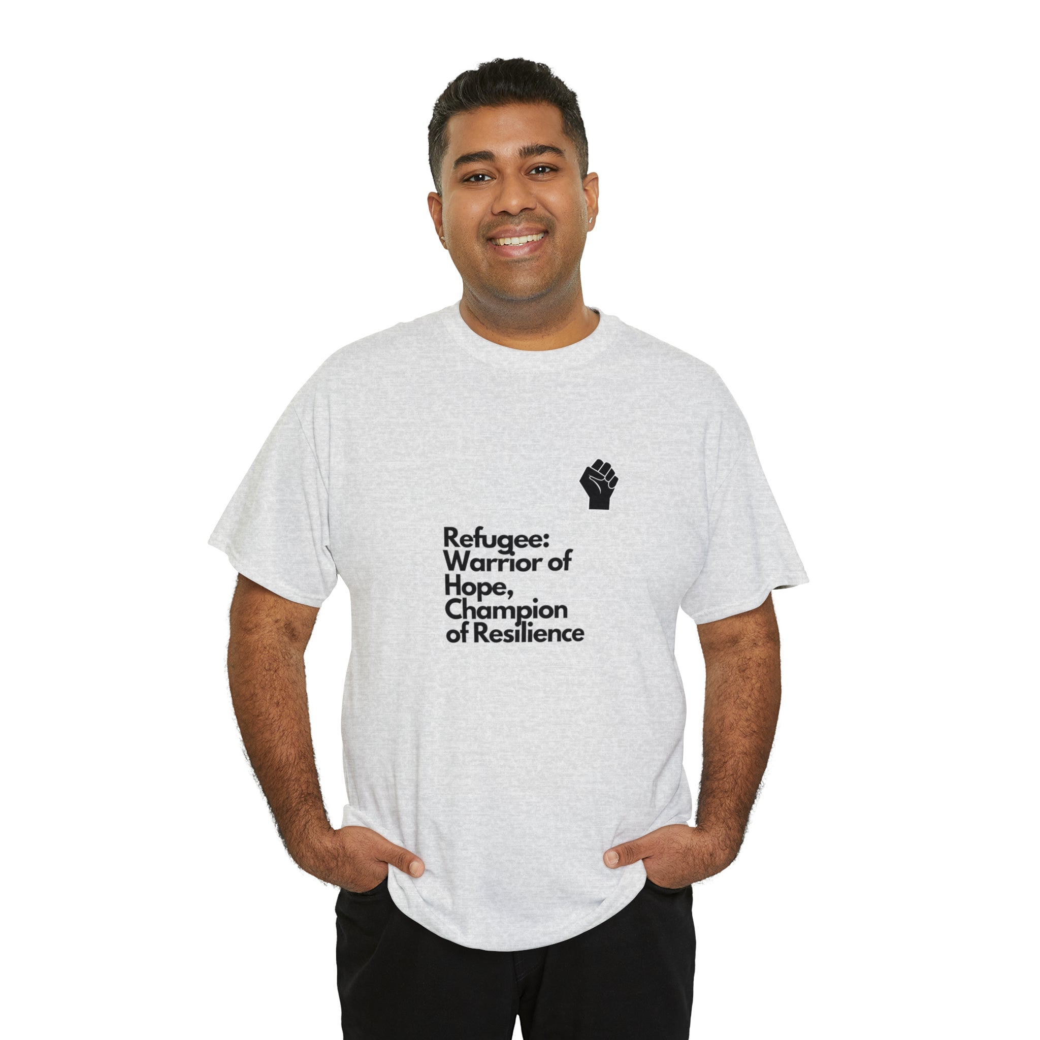 Refugee Unisex Heavy Cotton Tee