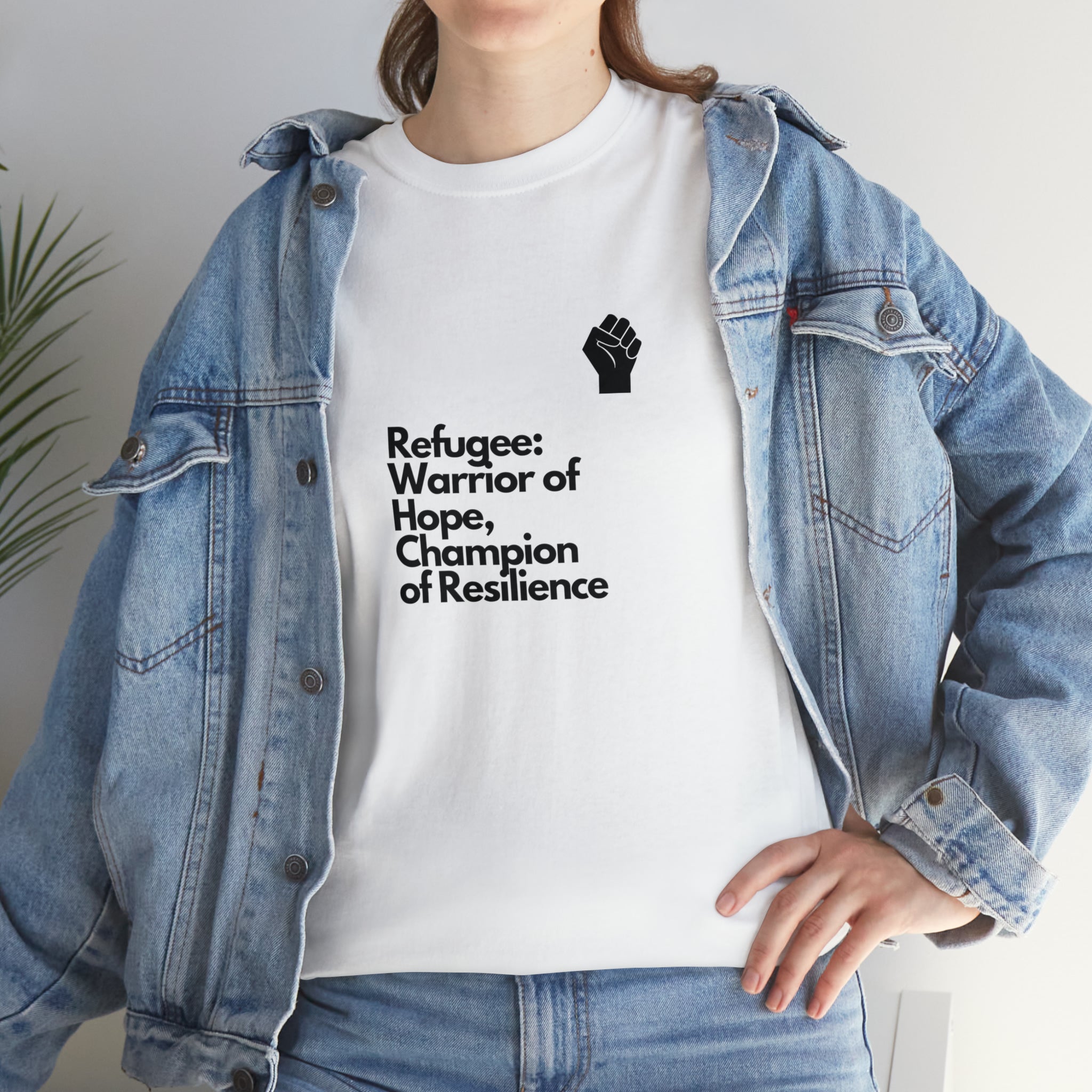 Refugee Unisex Heavy Cotton Tee