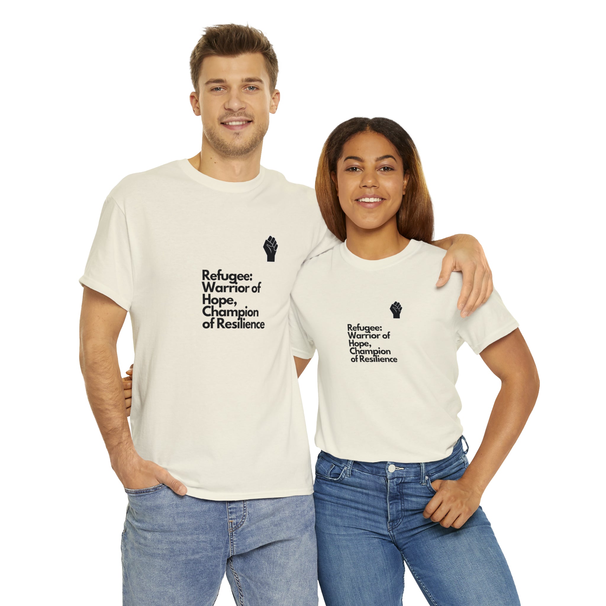 Refugee Unisex Heavy Cotton Tee
