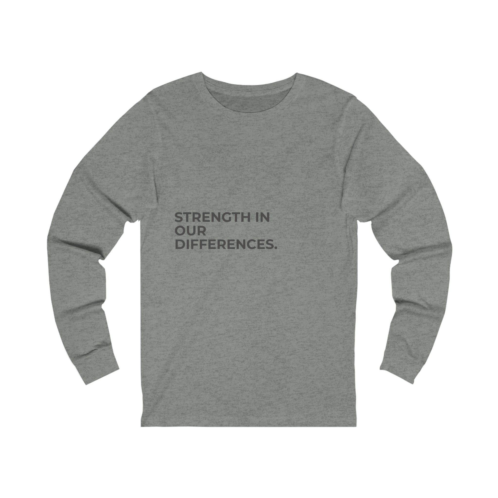 Unisex Jersey Long Sleeve Tee-Strength in Differences