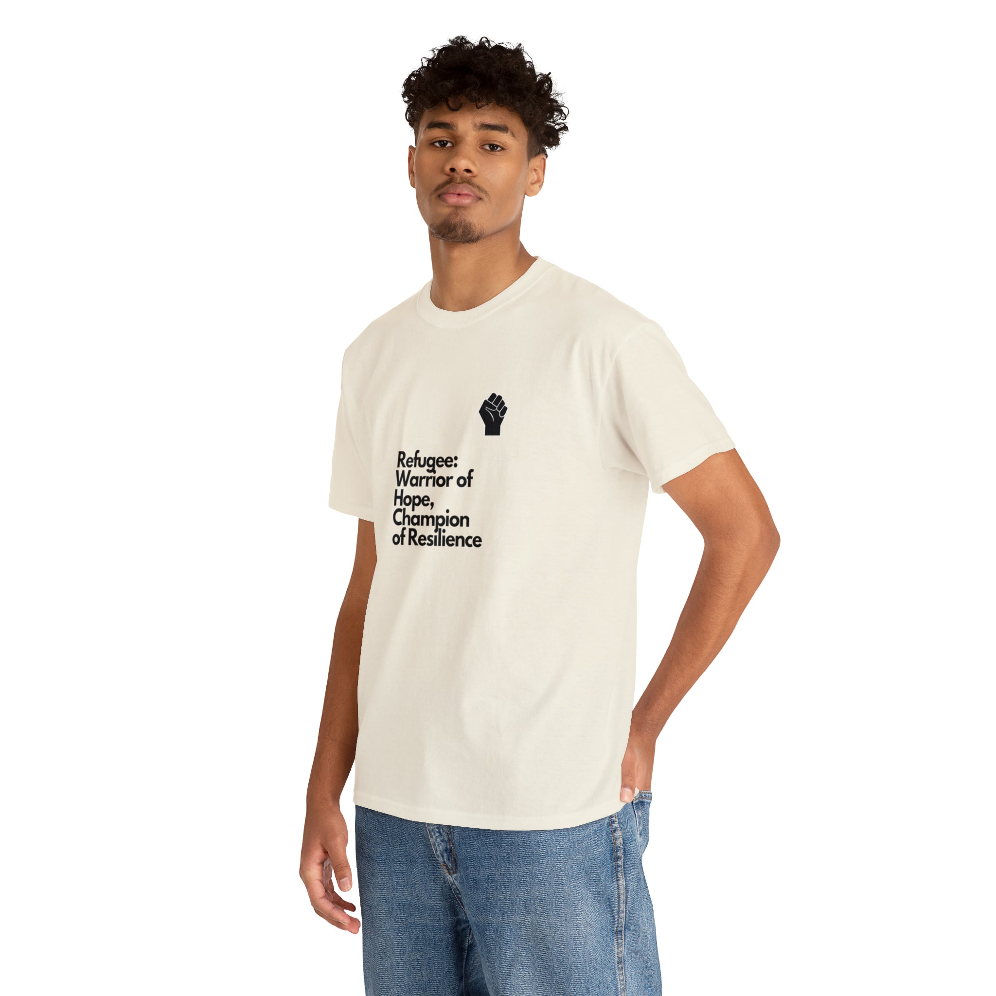 Refugee Unisex Heavy Cotton Tee
