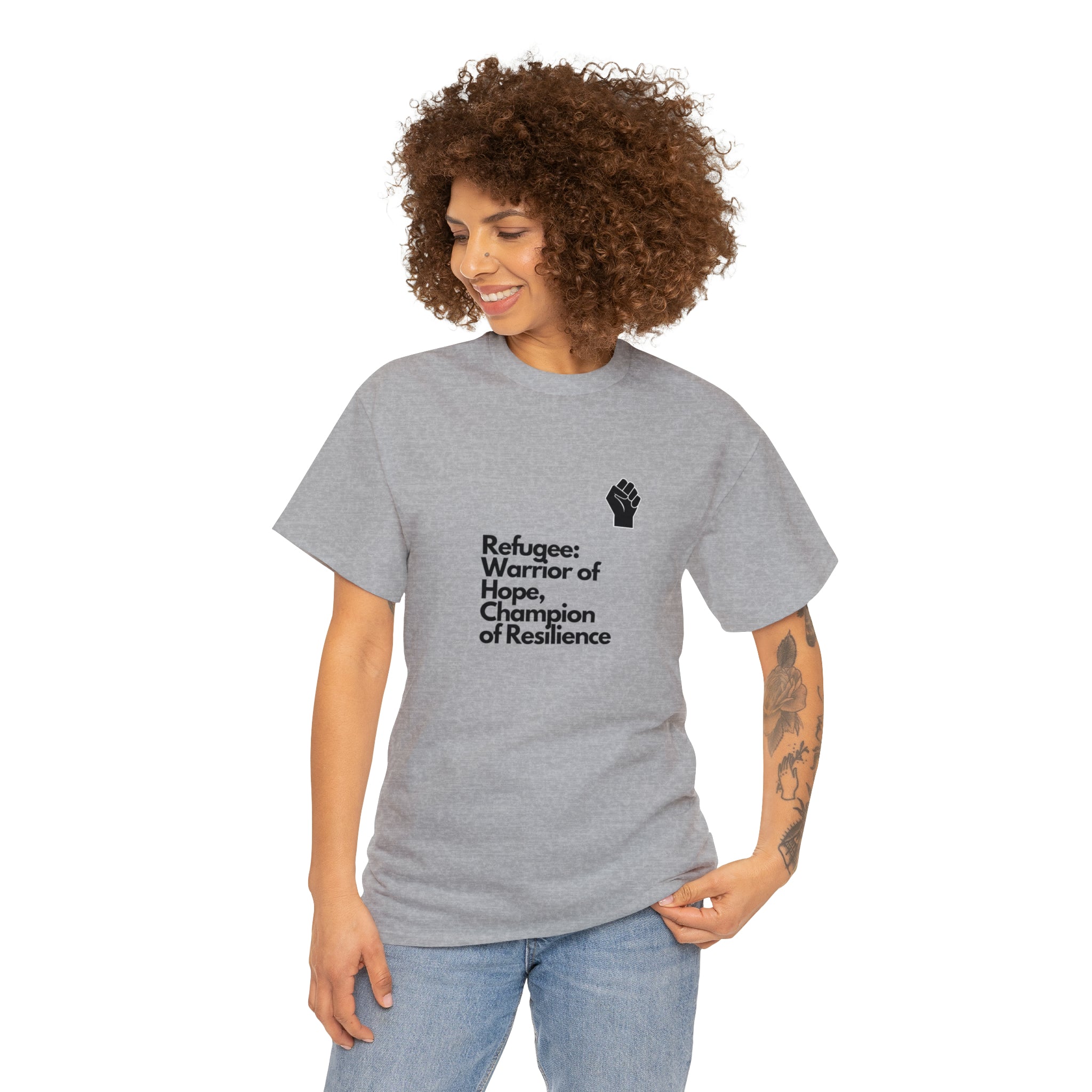 Refugee Unisex Heavy Cotton Tee