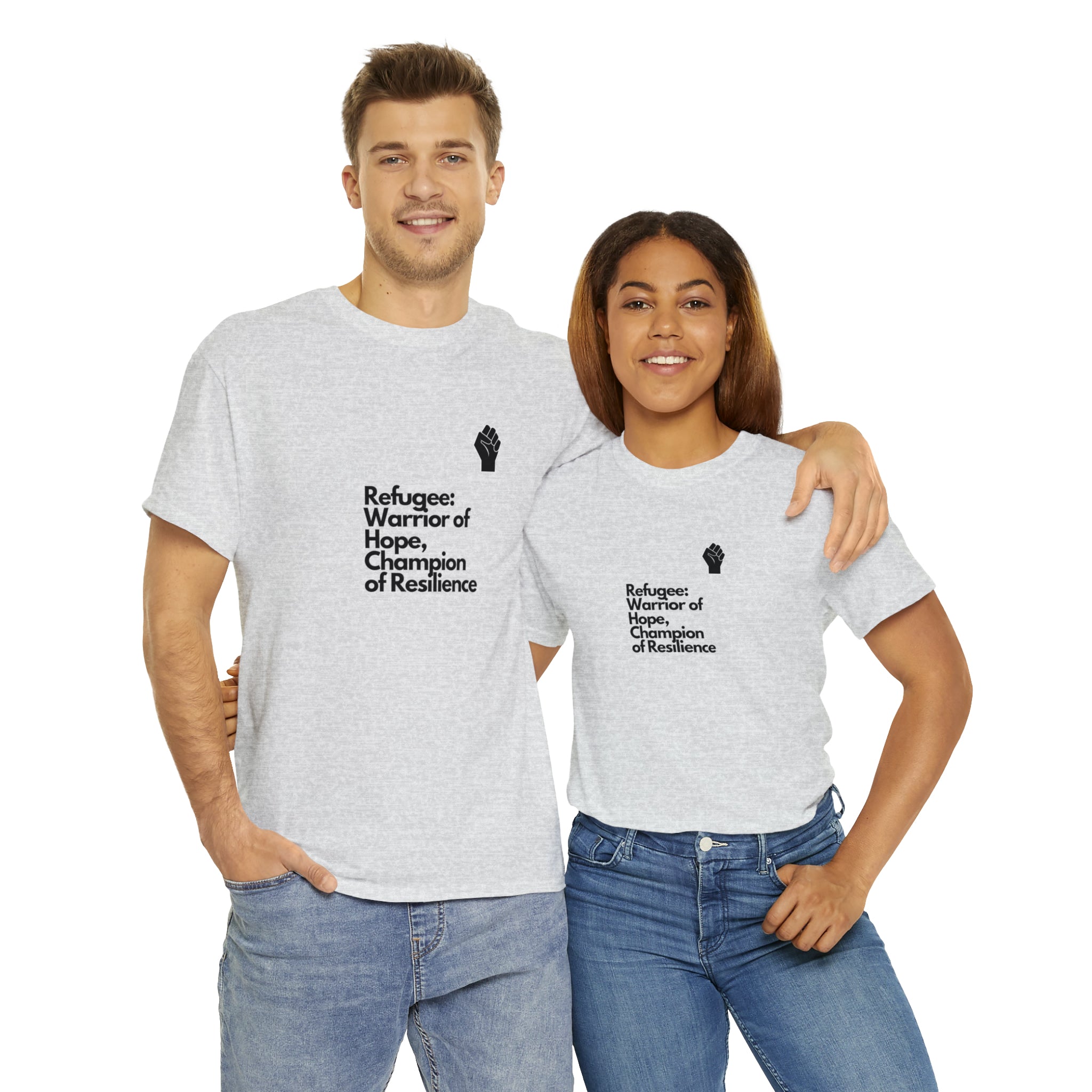 Refugee Unisex Heavy Cotton Tee