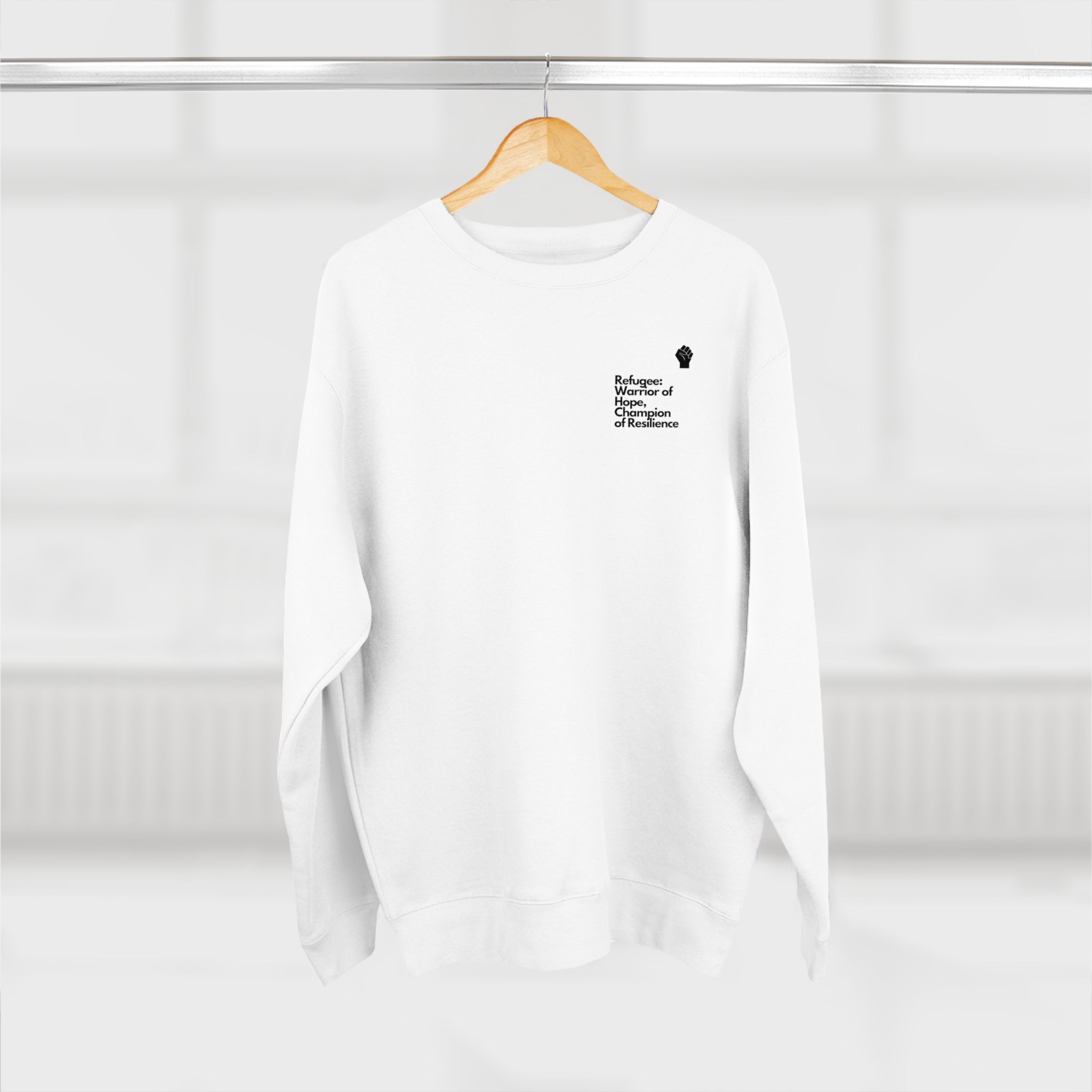 Unisex Premium Crewneck Sweatshirt-Refugee