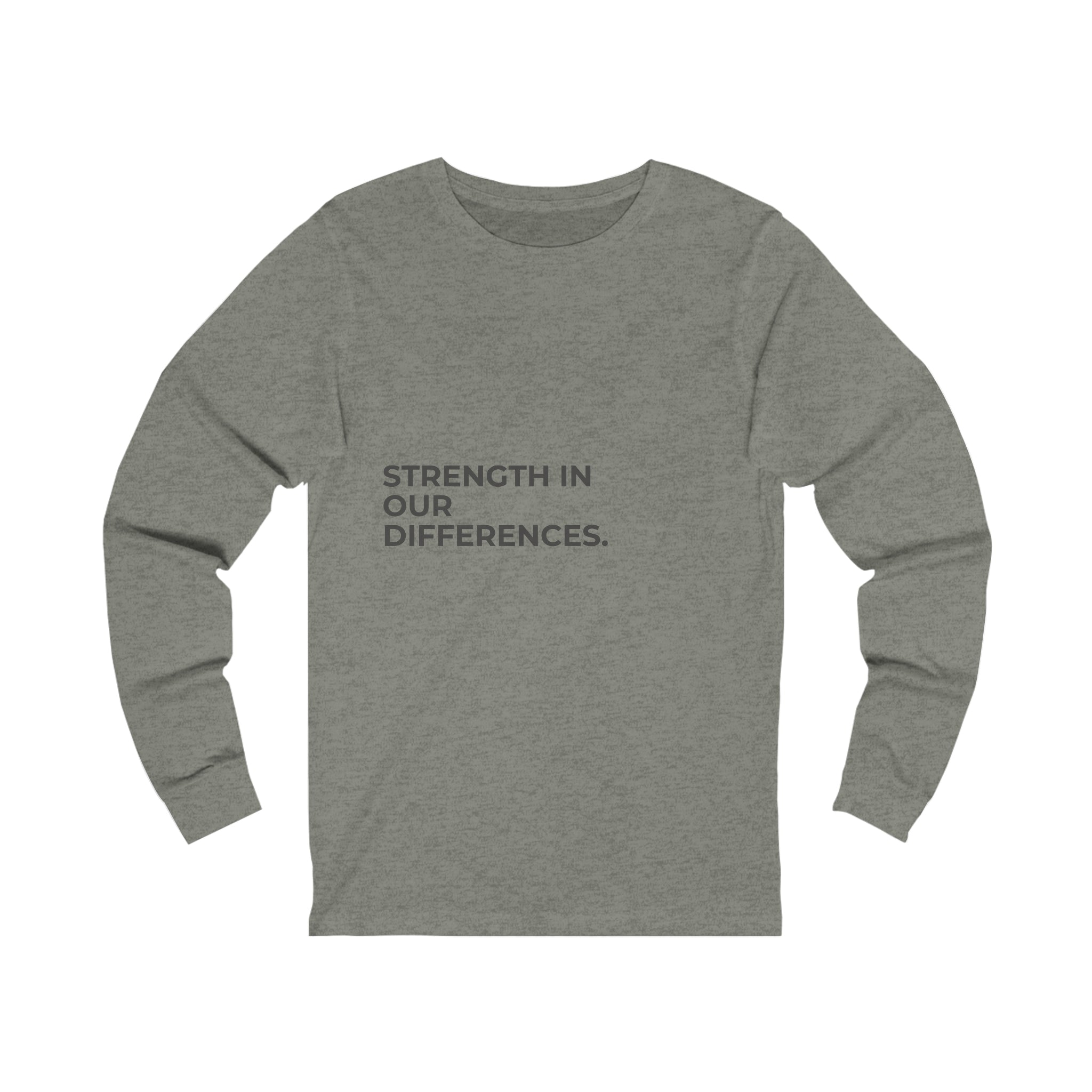 Unisex Jersey Long Sleeve Tee-Strength in Differences