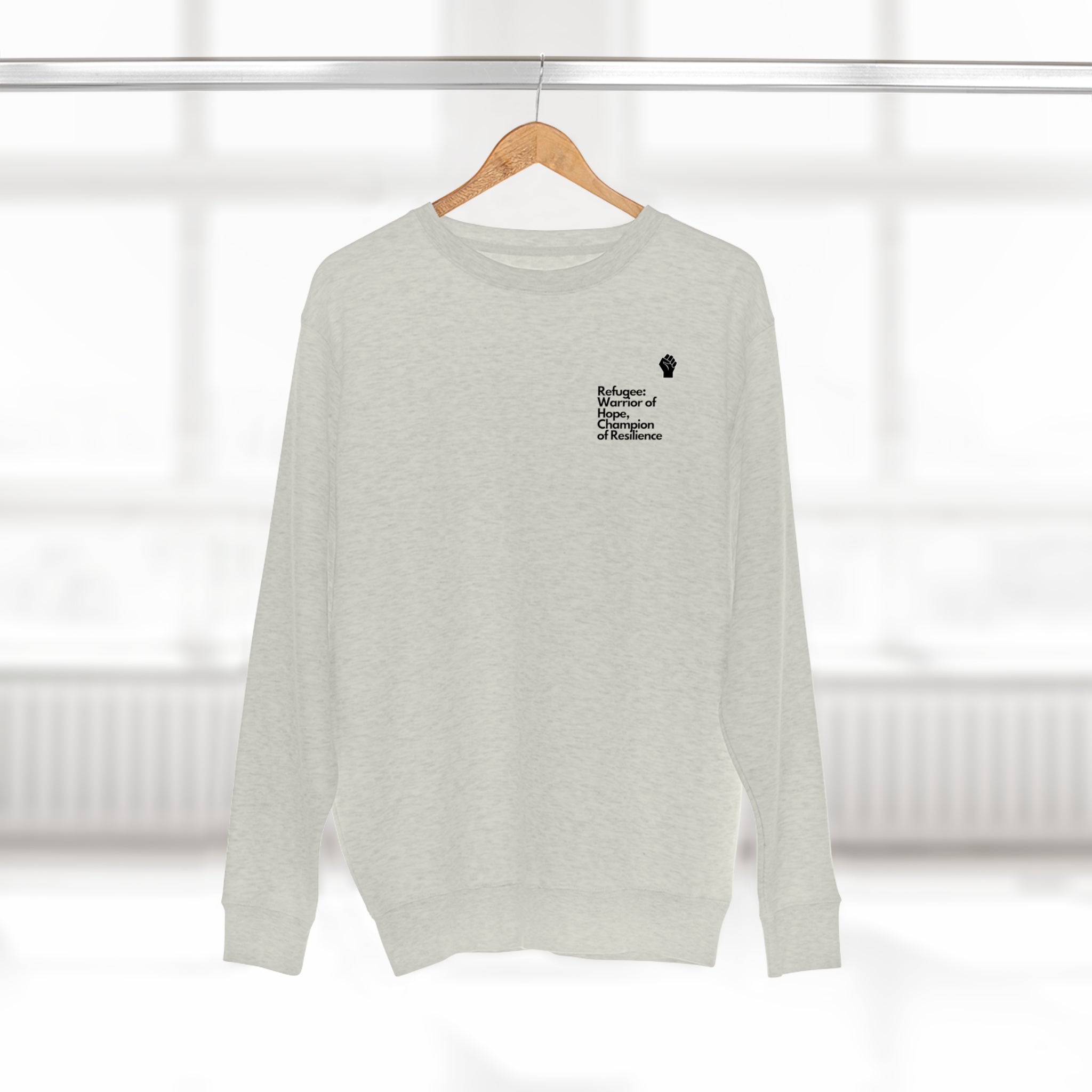 Unisex Premium Crewneck Sweatshirt-Refugee