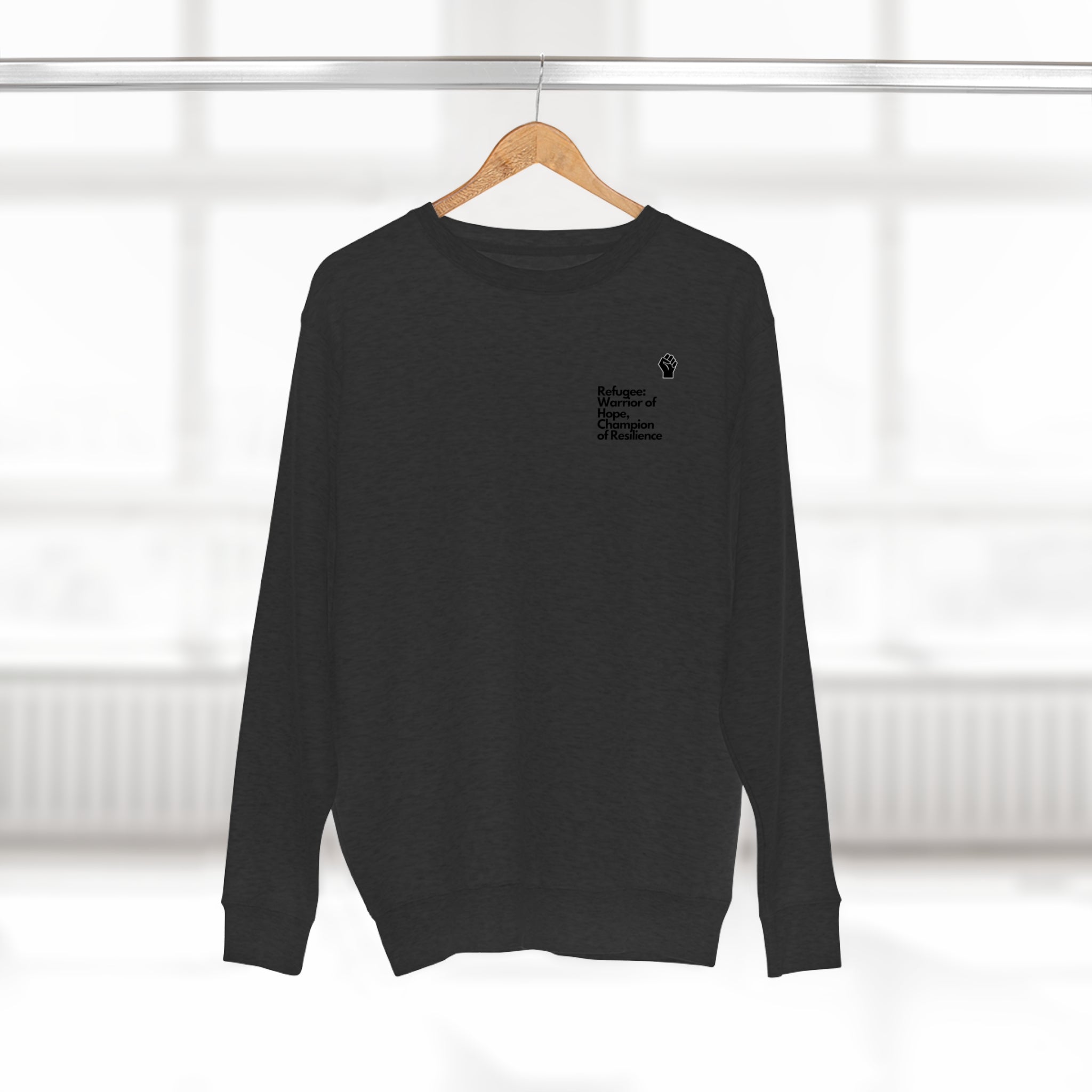 Unisex Premium Crewneck Sweatshirt-Refugee