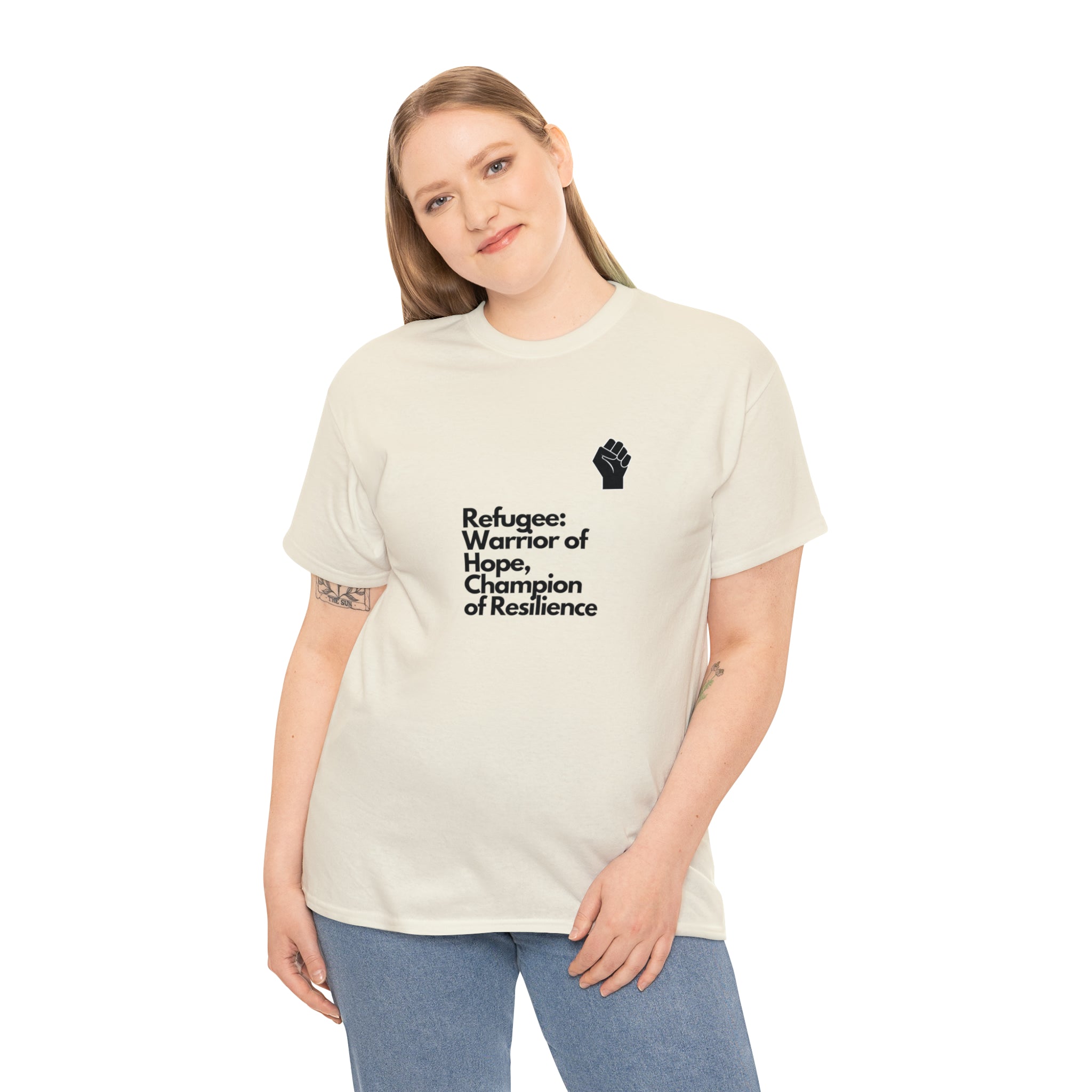 Refugee Unisex Heavy Cotton Tee