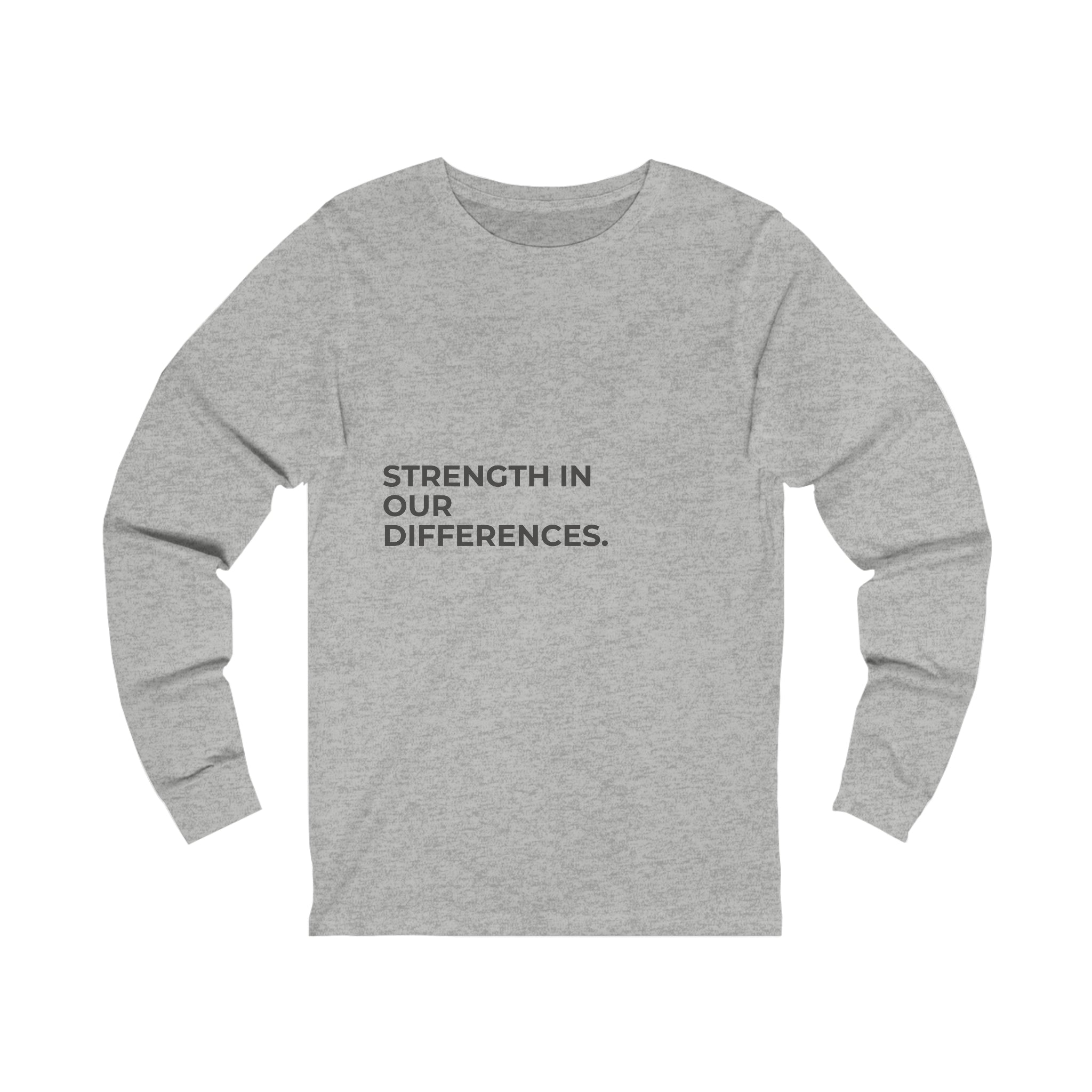 Unisex Jersey Long Sleeve Tee-Strength in Differences
