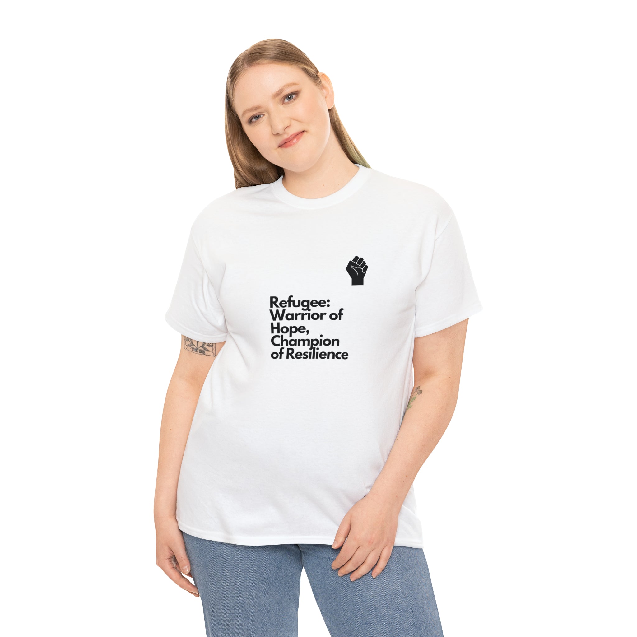 Refugee Unisex Heavy Cotton Tee