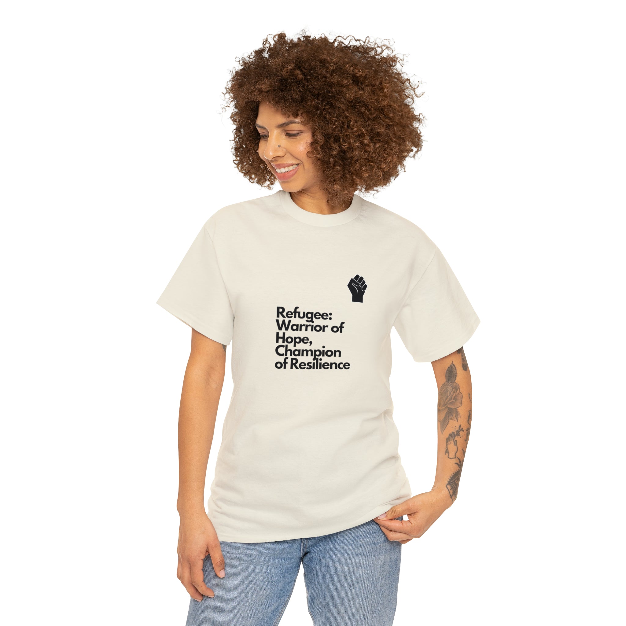 Refugee Unisex Heavy Cotton Tee